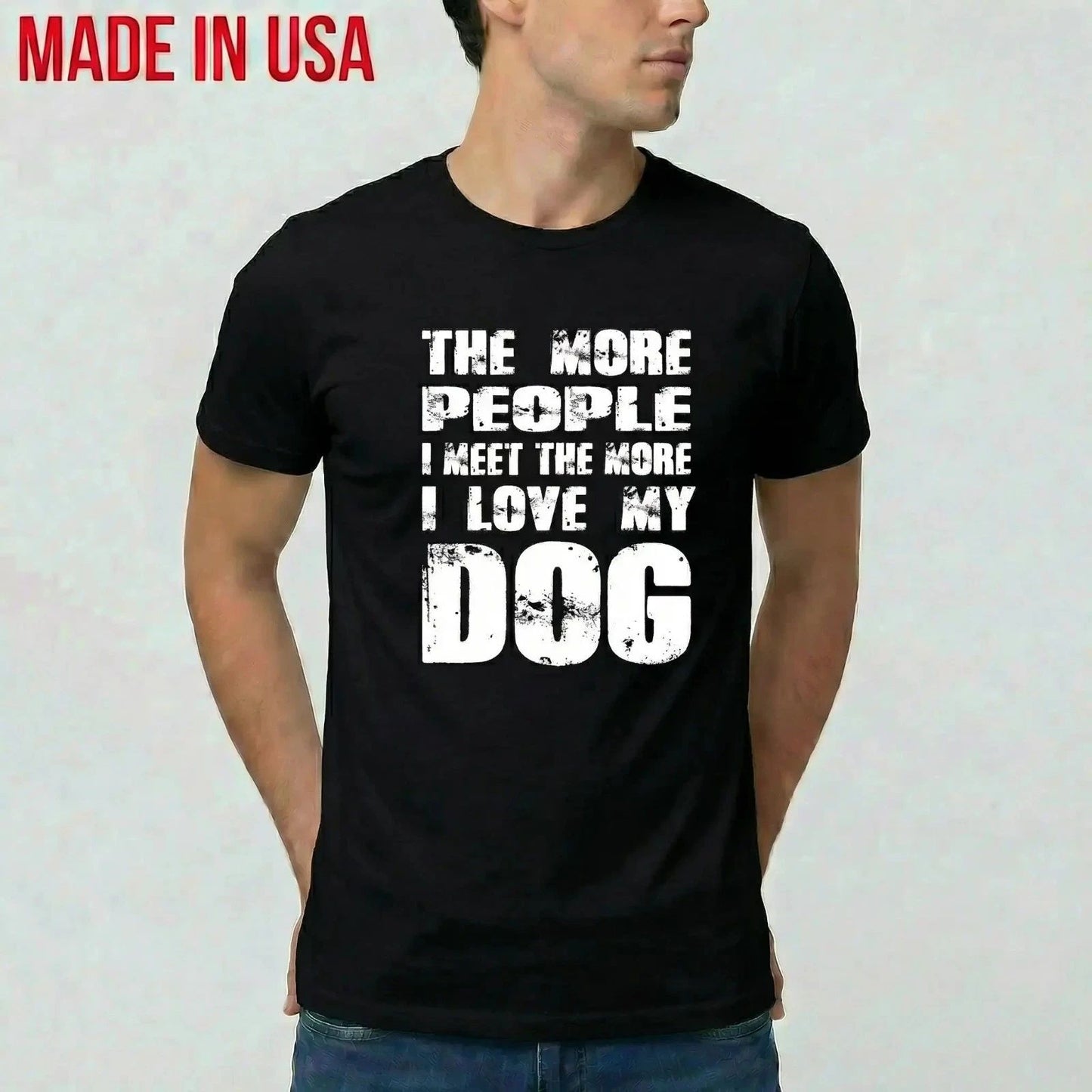 New Dog Lover  T-Shirt Made in USA S-2XL Unisex T-shirt, Sweatshirt, Hoodie, Long Sleeve Tee - T-Shirt, Sweatshirt, Hoodie