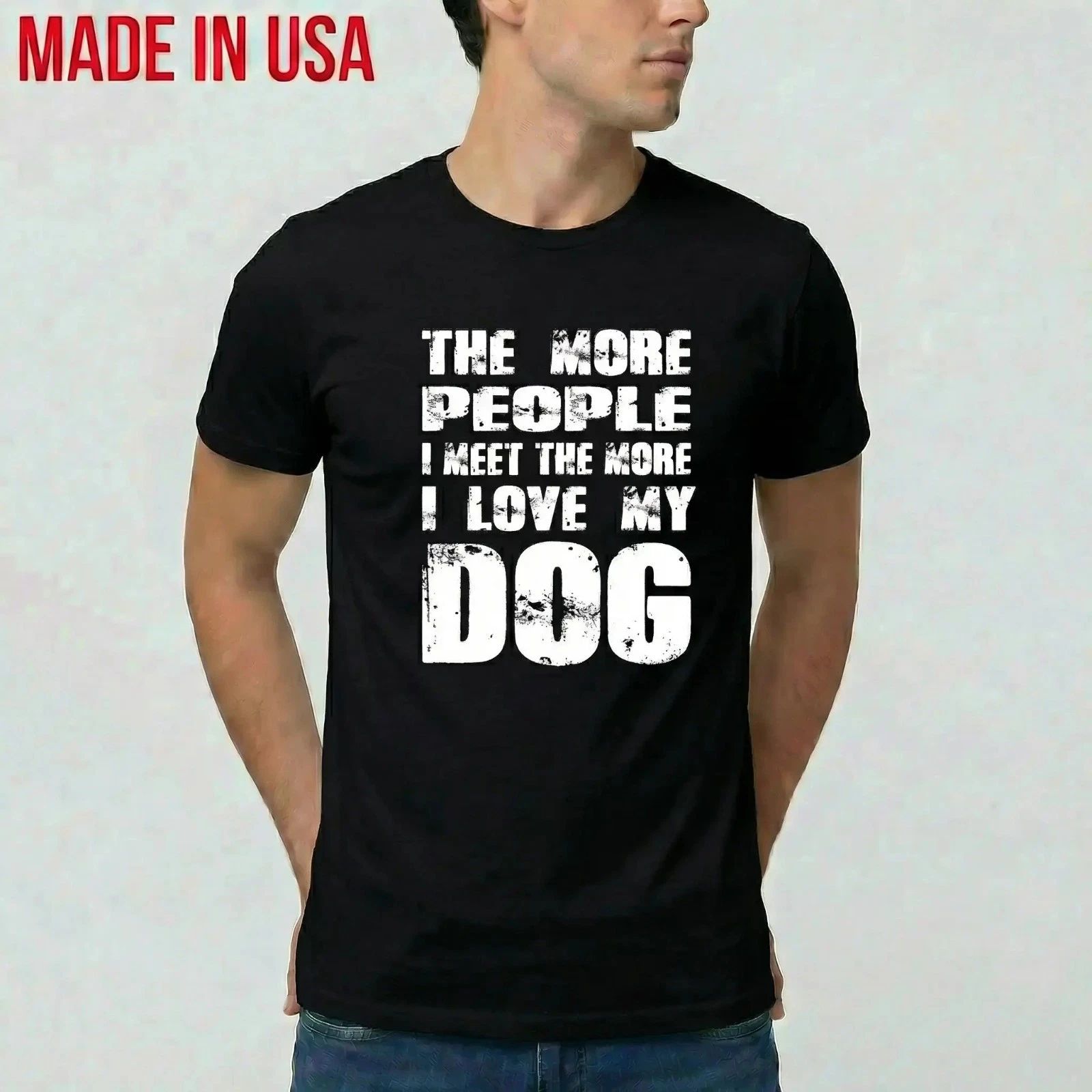 New Dog Lover  T-Shirt Made in USA S-2XL Unisex T-shirt, Sweatshirt, Hoodie, Long Sleeve Tee - T-Shirt, Sweatshirt, Hoodie