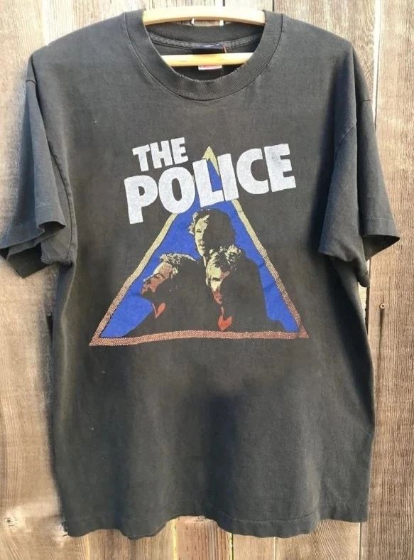 The Police rock band vtg Charcoal Unisex T-shirt Men Women S-5XL Unisex T-shirt, Sweatshirt, Hoodie, Long Sleeve Tee - T-Shirt, Sweatshirt, Hoodie
