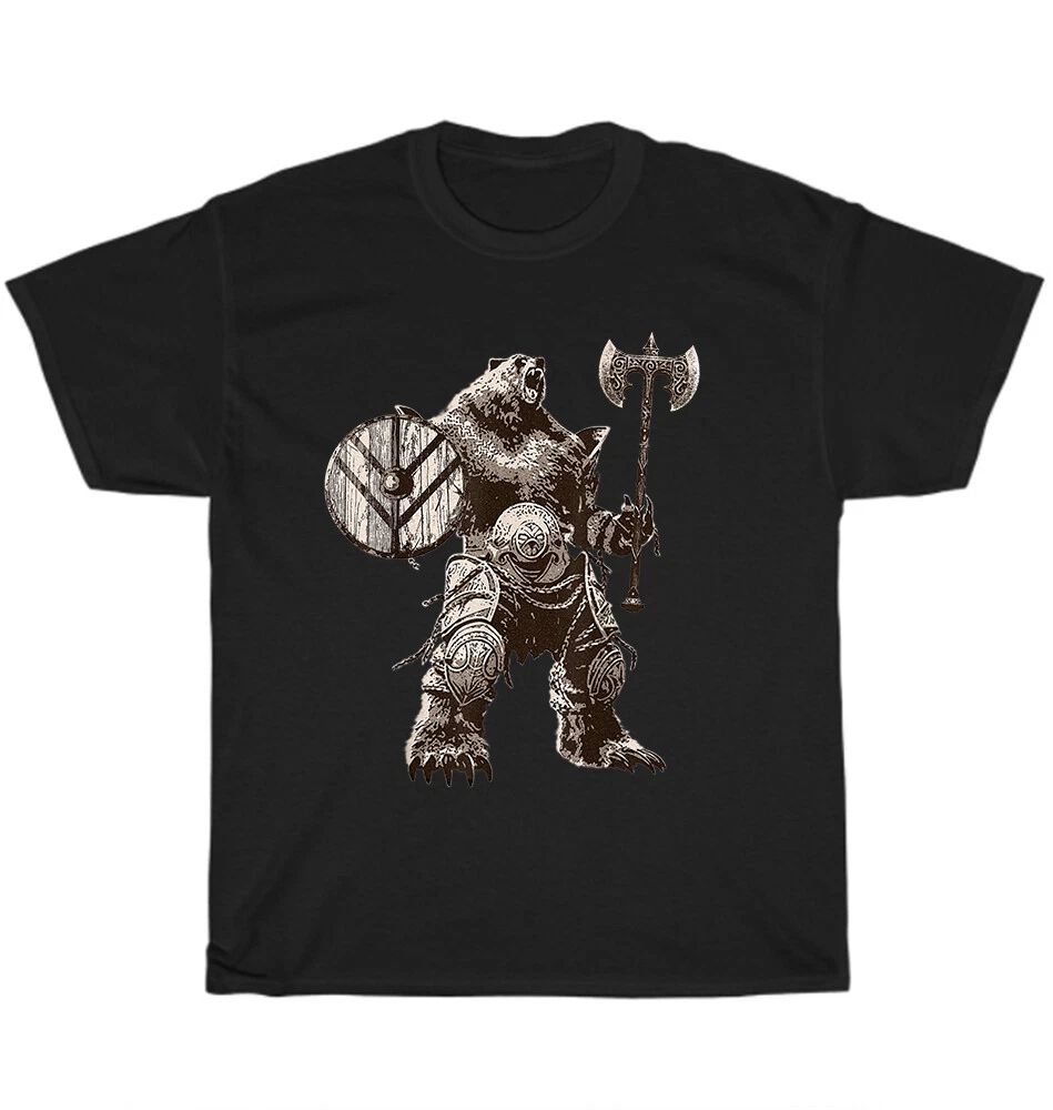 Viking Bear Warrior Odin Vikings Norse Myths T-Shirt Unisex Funny Tee Gift NEW Unisex T-shirt, Sweatshirt, Hoodie, Long Sleeve Tee - T-Shirt, Sweatshirt, Hoodie