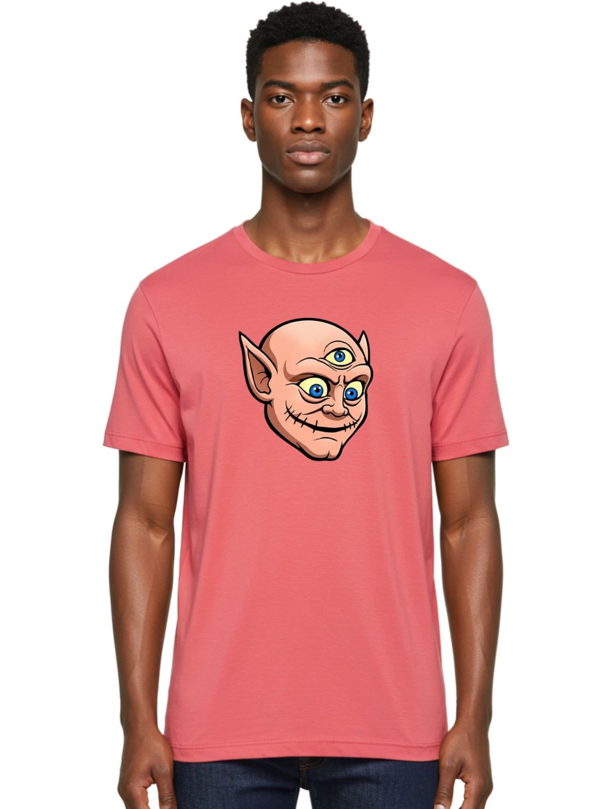 Goblin-Face Mens Graphic Tee, 100% Cotton, Casual Summer Wear Unisex T-shirt, Sweatshirt, Hoodie, Long Sleeve Tee - T-Shirt, Sweatshirt, Hoodie