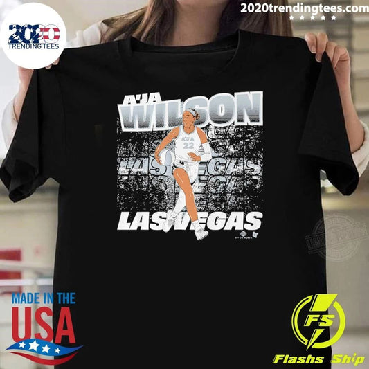 Aja Wilson Las Vegas Street Ball Shirt Unisex T-shirt, Sweatshirt, Hoodie, Long Sleeve Tee - T-Shirt, Sweatshirt, Hoodie