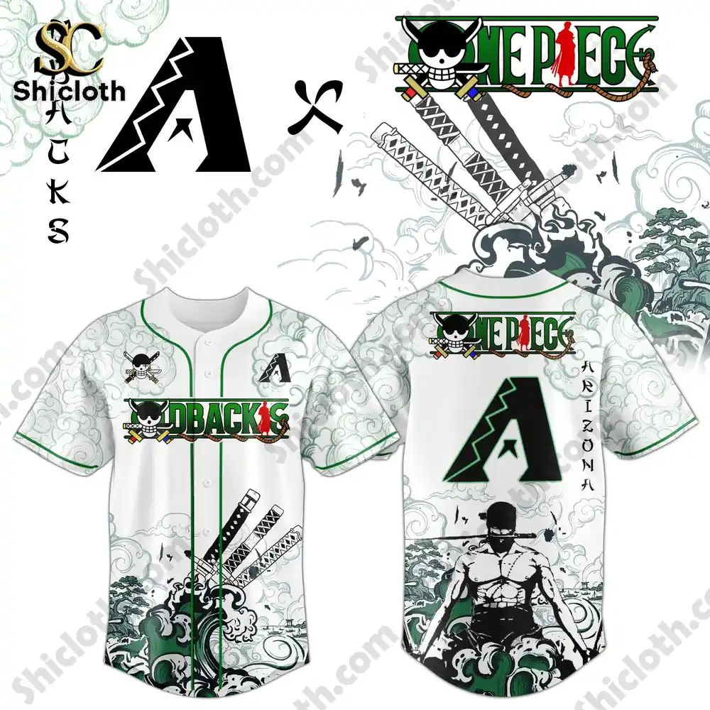 All Team MLB x Zoro Ronin Emerald Wave Jersey baseball jersey product view 5