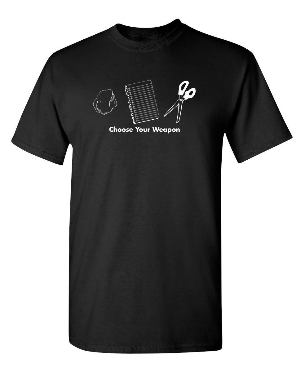 Rock Paper Scissors Sarcastic Humor Graphic Super Soft Ring Spun Funny T Shirt Unisex T-shirt, Sweatshirt, Hoodie, Long Sleeve Tee - T-Shirt, Sweatshirt, Hoodie