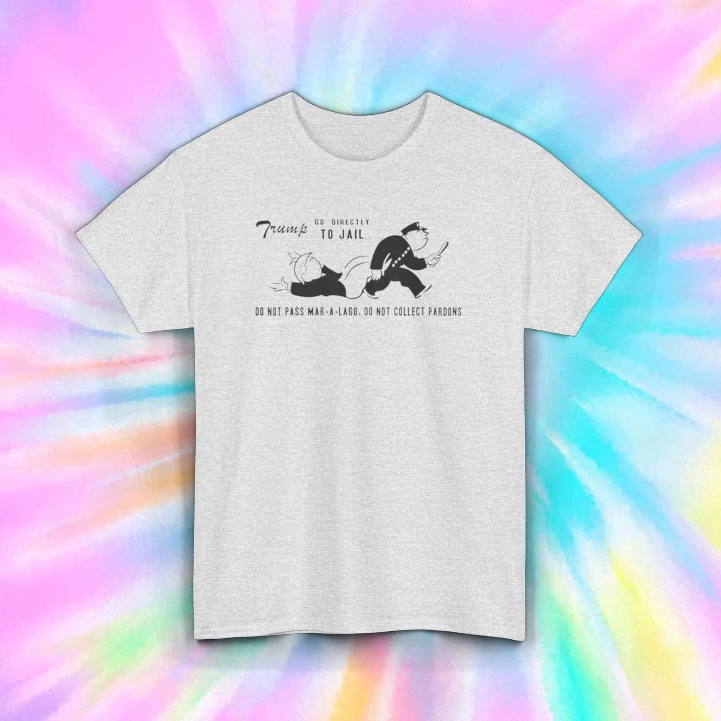 Trump Go Directly To Jail Funny Monopoly Parody T-Shirt S-5XL Unisex T-shirt, Sweatshirt, Hoodie, Long Sleeve Tee - T-Shirt, Sweatshirt, Hoodie