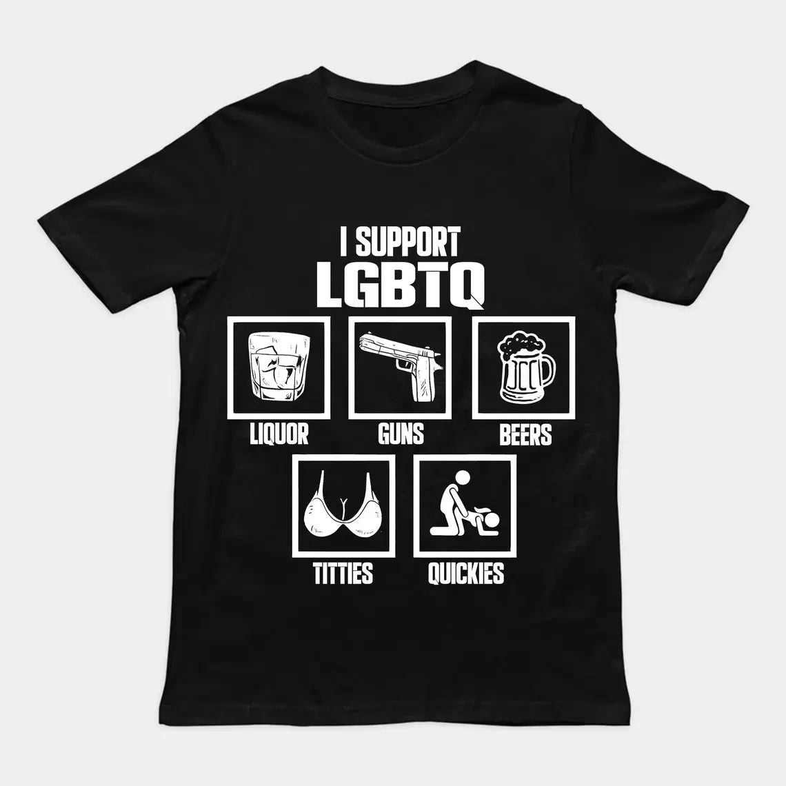 I Support LGBTQ Shirt, Funny Meme Shirt, 100% Cotton Unisex Shirt, Trendy Shirt Unisex T-shirt, Sweatshirt, Hoodie, Long Sleeve Tee - T-Shirt, Sweatshirt, Hoodie