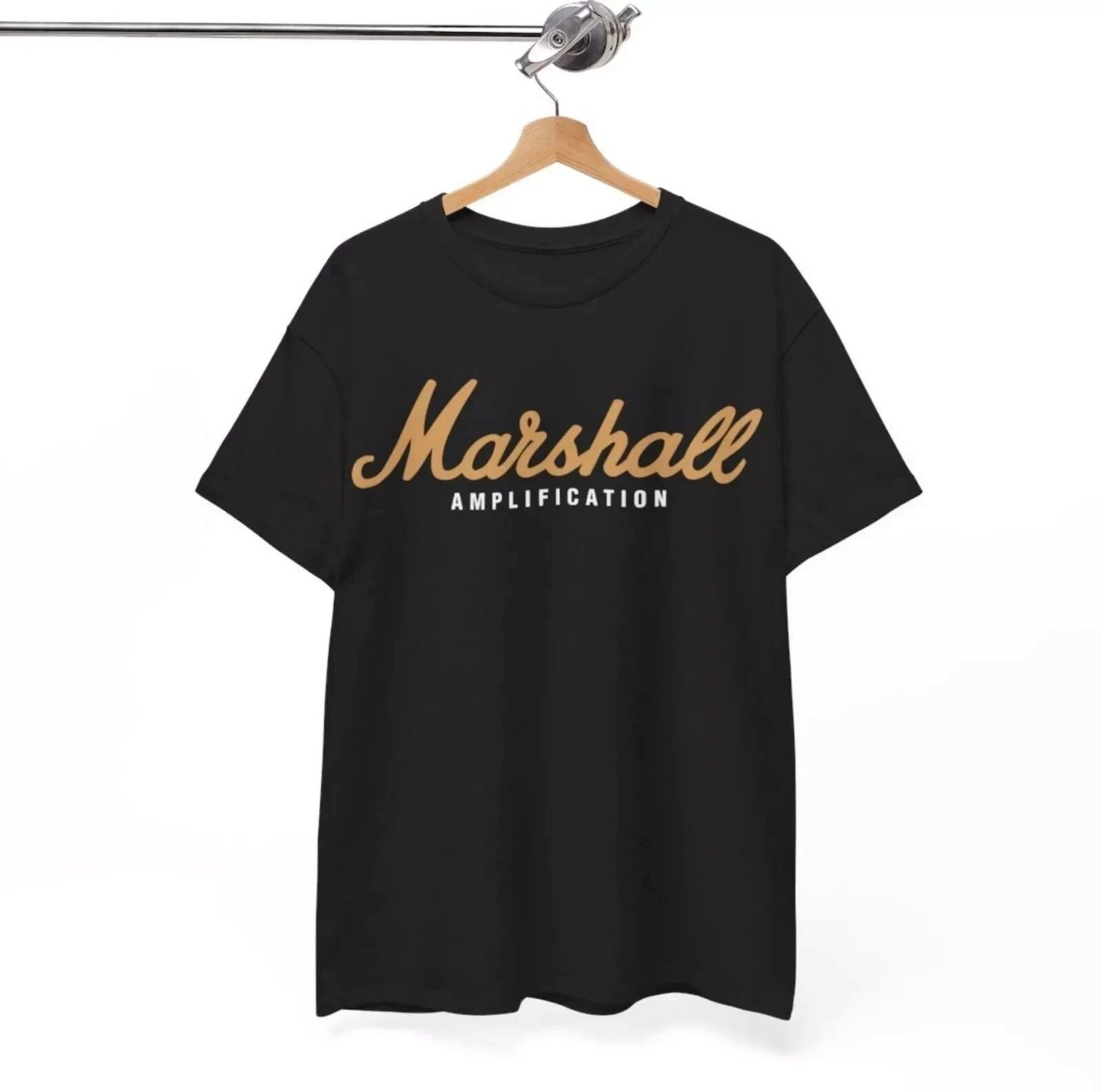 New Marshall Amplification Amplifier Logo T-Shirt Black S-3XL Q9028 Unisex T-shirt, Sweatshirt, Hoodie, Long Sleeve Tee - T-Shirt, Sweatshirt, Hoodie