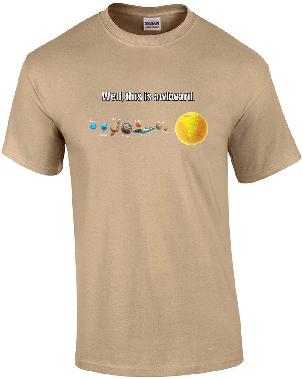 Well, This Is Awkward. Funny Flat Earther T-shirt Unisex T-shirt, Sweatshirt, Hoodie, Long Sleeve Tee - T-Shirt, Sweatshirt, Hoodie