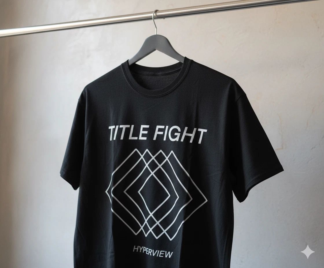 Title Fight Hyperview Album Graphic T-Shirt Black Indie Rock Band Tee - T249 Unisex T-shirt, Sweatshirt, Hoodie, Long Sleeve Tee - T-Shirt, Sweatshirt, Hoodie
