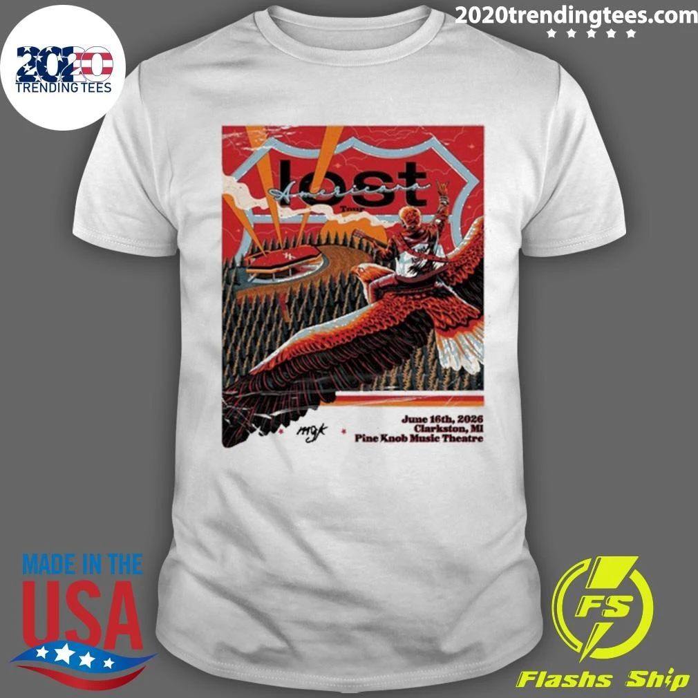 MGK Tour Clarkston June 16th, 2026 Clarkston, MI Pine Knob Music Theatre Shirt Unisex T-shirt, Sweatshirt, Hoodie, Long Sleeve Tee - T-Shirt, Sweatshirt, Hoodie