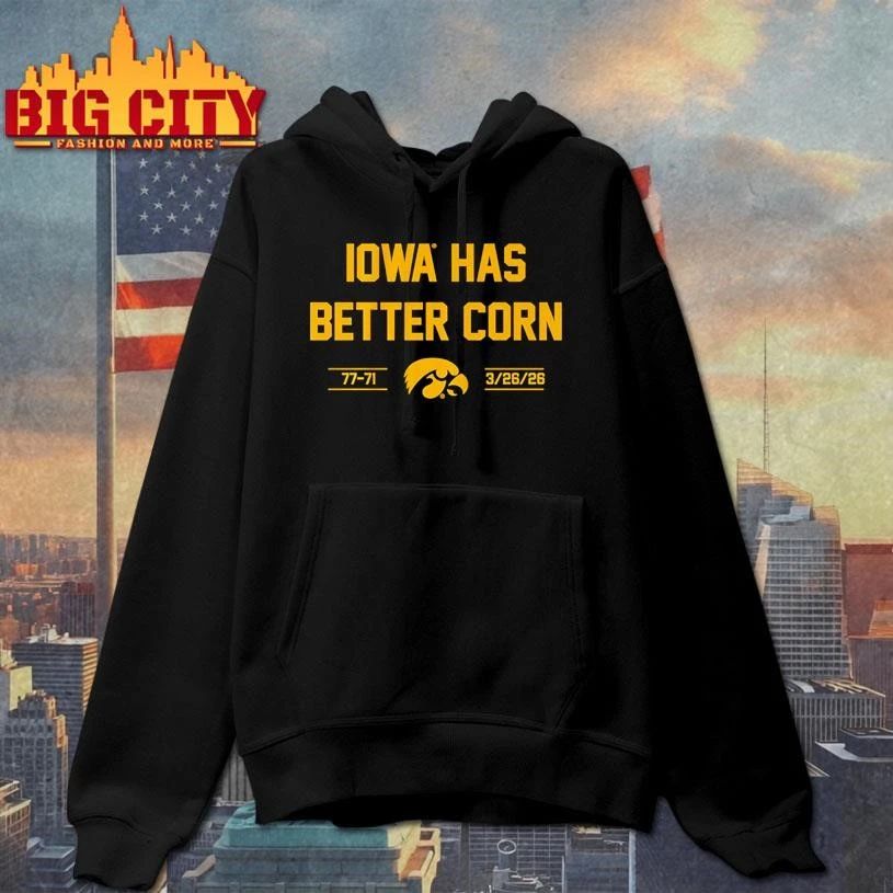 Iowa Basketball Has Better Corn College - Adult & Kids T-Shirts, Sweatshirts & Hoodies apparel design preview 2