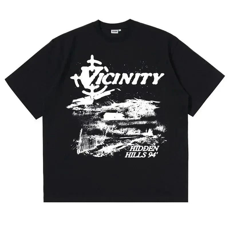 Aesthetic 'Vicinity Hidden Hills' Graphic T-Shirt | Premium 100% Cotton Unisex T-shirt, Sweatshirt, Hoodie, Long Sleeve Tee - T-Shirt, Sweatshirt, Hoodie