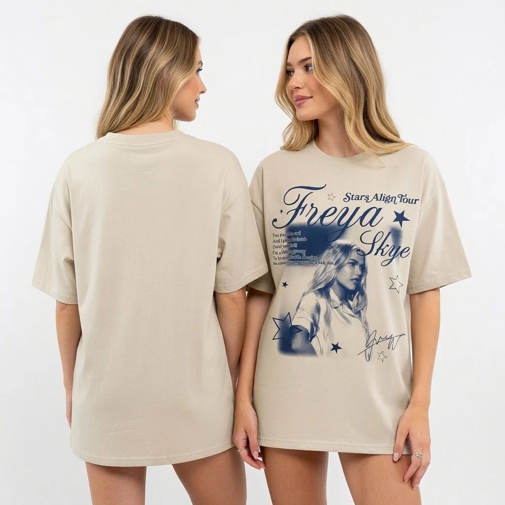 Stars Align Tour Graphic T-Shirt Celestial Pop Star Aesthetic Cotton Tee S-5XL Unisex T-shirt, Sweatshirt, Hoodie, Long Sleeve Tee - T-Shirt, Sweatshirt, Hoodie