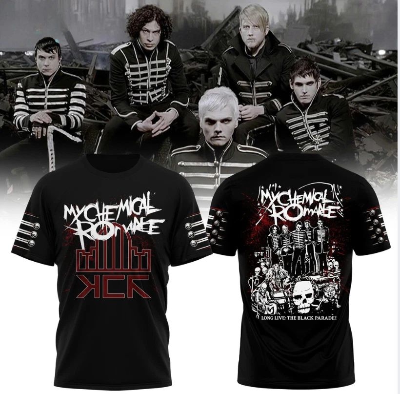 Long Live The Black Parade Gothic Rock Graphic Tee Unisex T-shirt, Sweatshirt, Hoodie, Long Sleeve Tee - T-Shirt, Sweatshirt, Hoodie