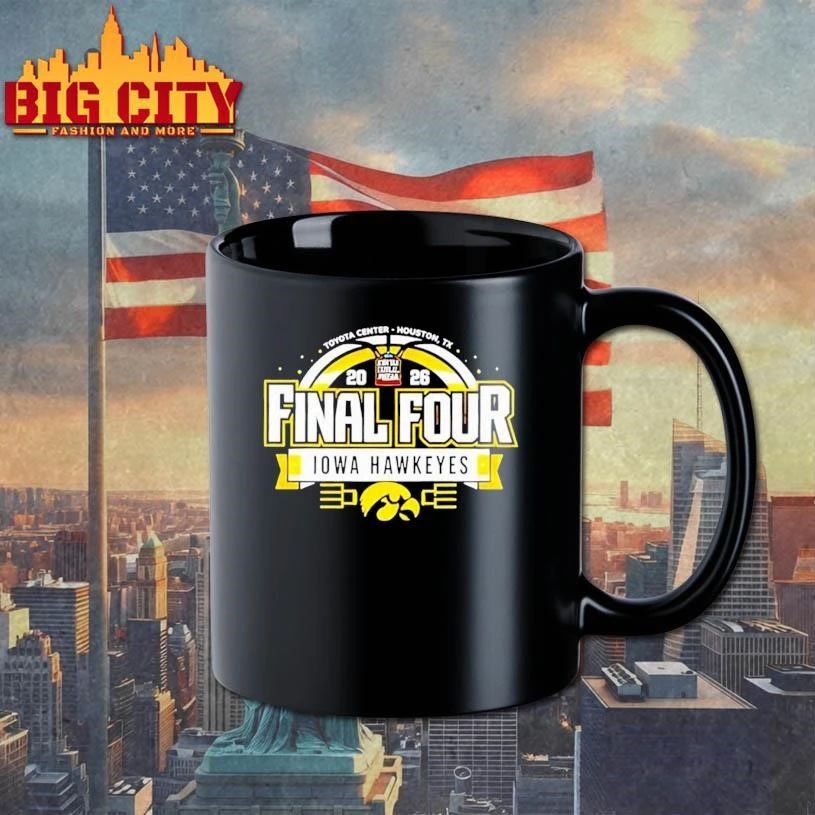 Iowa Hawkeyes NCAA Men's Basketball Final Four 2026 - Adult & Kids T-Shirts, Sweatshirts & Hoodies apparel design preview 3