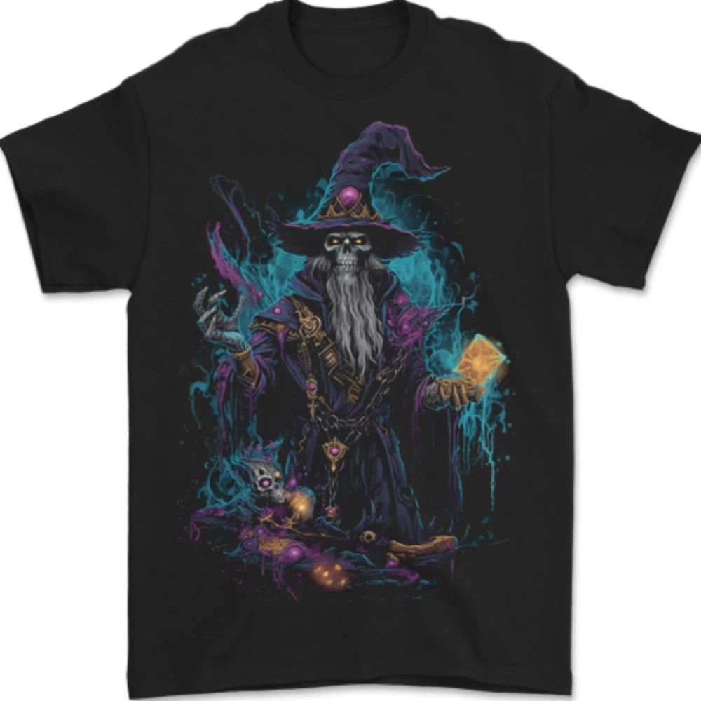 Fantasy Wizard Warlock 6 Mens T-Shirt 100% Cotton Unisex T-shirt, Sweatshirt, Hoodie, Long Sleeve Tee - T-Shirt, Sweatshirt, Hoodie