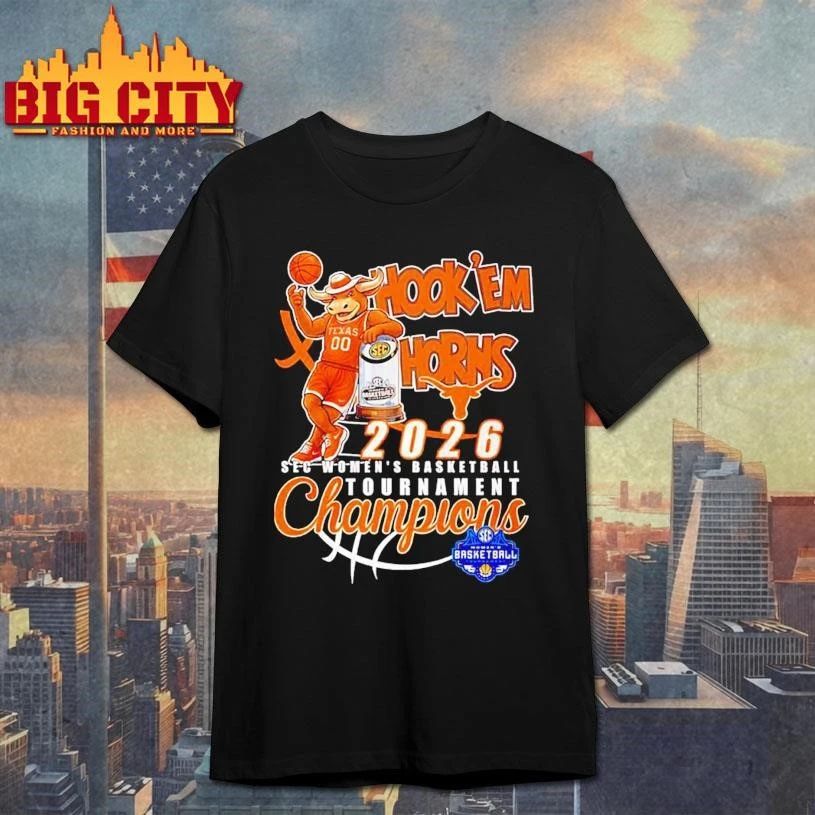 Texas Longhorns 2026 Sec Women's Basketball - Adult & Kids T-Shirts, Sweatshirts & Hoodies apparel design preview 1