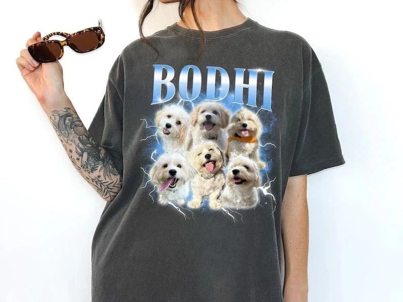 Personalized Bootleg Shirt Custom Dog Pet Lover Fan Gift Unisex T-shirt, Sweatshirt, Hoodie, Long Sleeve Tee - T-Shirt, Sweatshirt, Hoodie