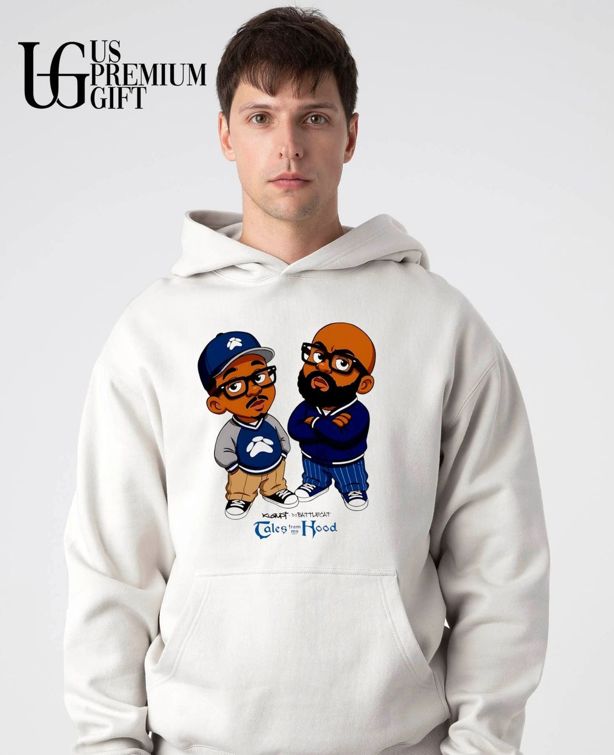 Kurupt x DJ Battlecat Tales from my Hood - Adult & Kids T-Shirts, Sweatshirts & Hoodies apparel design preview 5