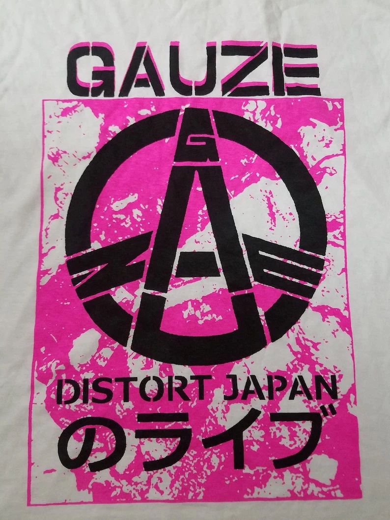 GAUZE Double Print T-Shirt Japanese Hardcore Punk Band Merch Tee UK RAW Unisex T-shirt, Sweatshirt, Hoodie, Long Sleeve Tee - T-Shirt, Sweatshirt, Hoodie
