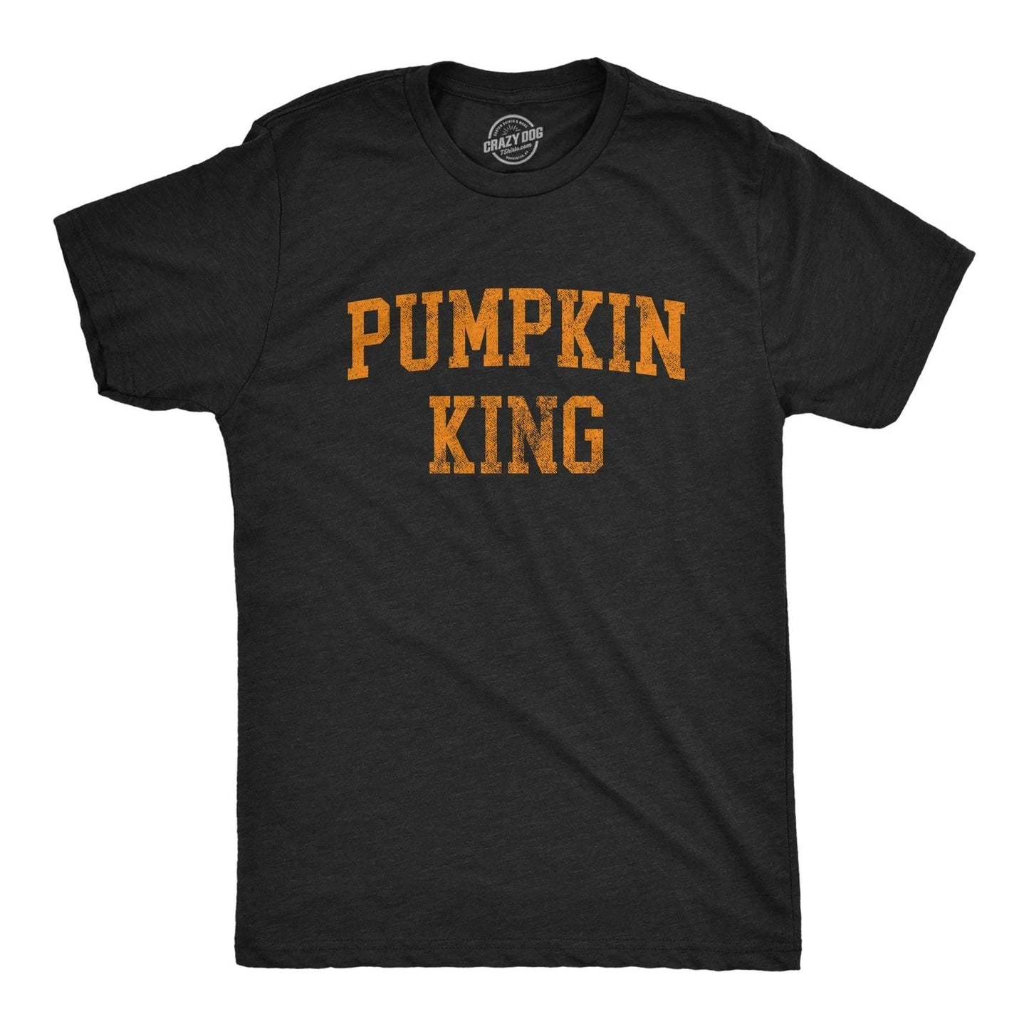 Mens Pumpkin King T Shirt Funny Halloween Jack-O-Lantern Autumn Graphic Novelty Unisex T-shirt, Sweatshirt, Hoodie, Long Sleeve Tee - T-Shirt, Sweatshirt, Hoodie