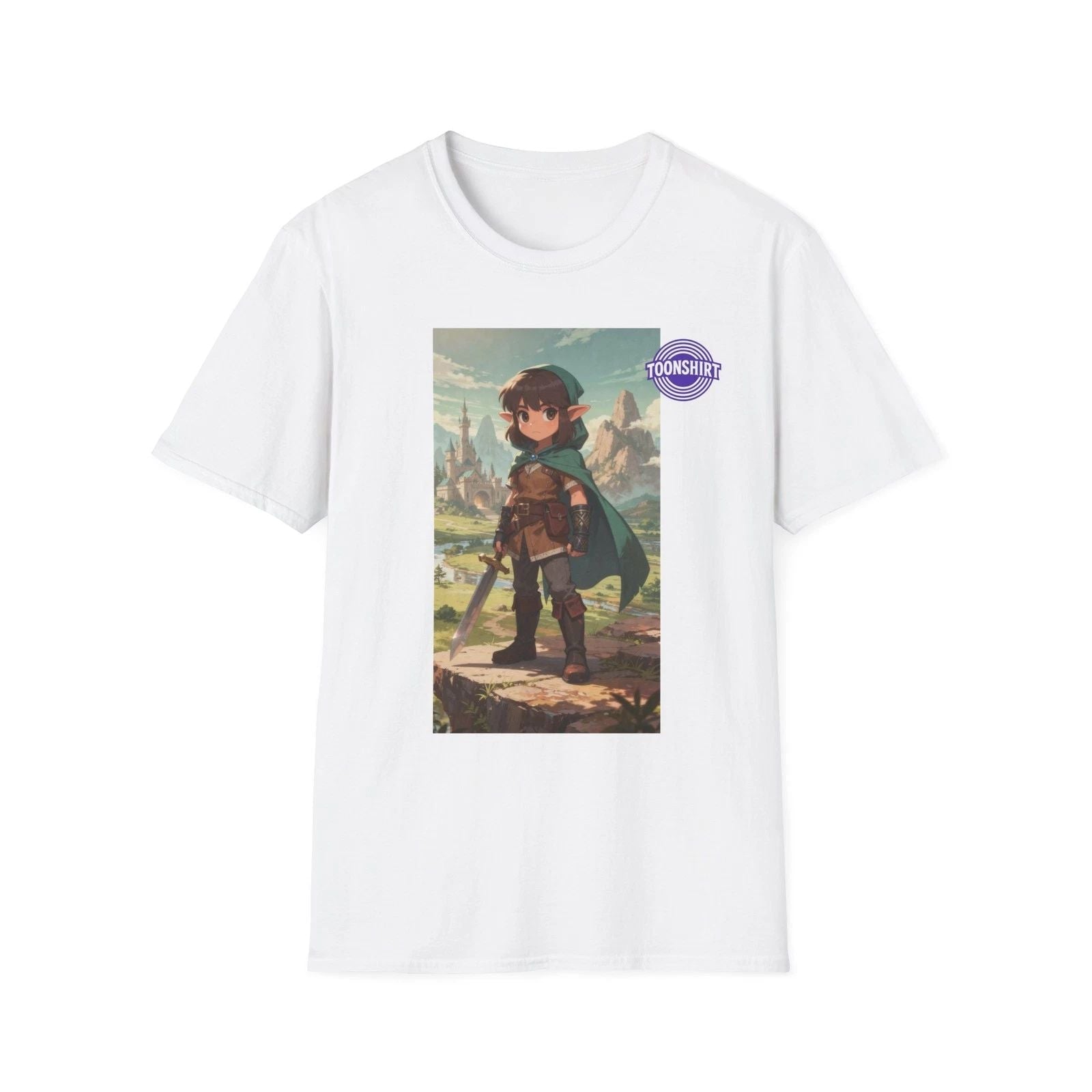 Fantasy Elf Warrior Graphic T-Shirt Unisex T-shirt, Sweatshirt, Hoodie, Long Sleeve Tee - T-Shirt, Sweatshirt, Hoodie