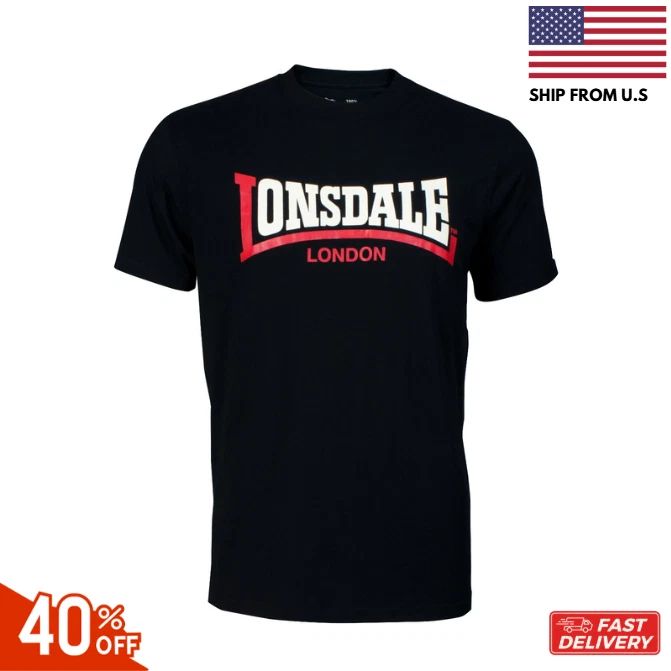 Lonsdale Two Tone T Shirt athletic casual tee, boxing brand t shirt, british str Unisex T-shirt, Sweatshirt, Hoodie, Long Sleeve Tee - T-Shirt, Sweatshirt, Hoodie