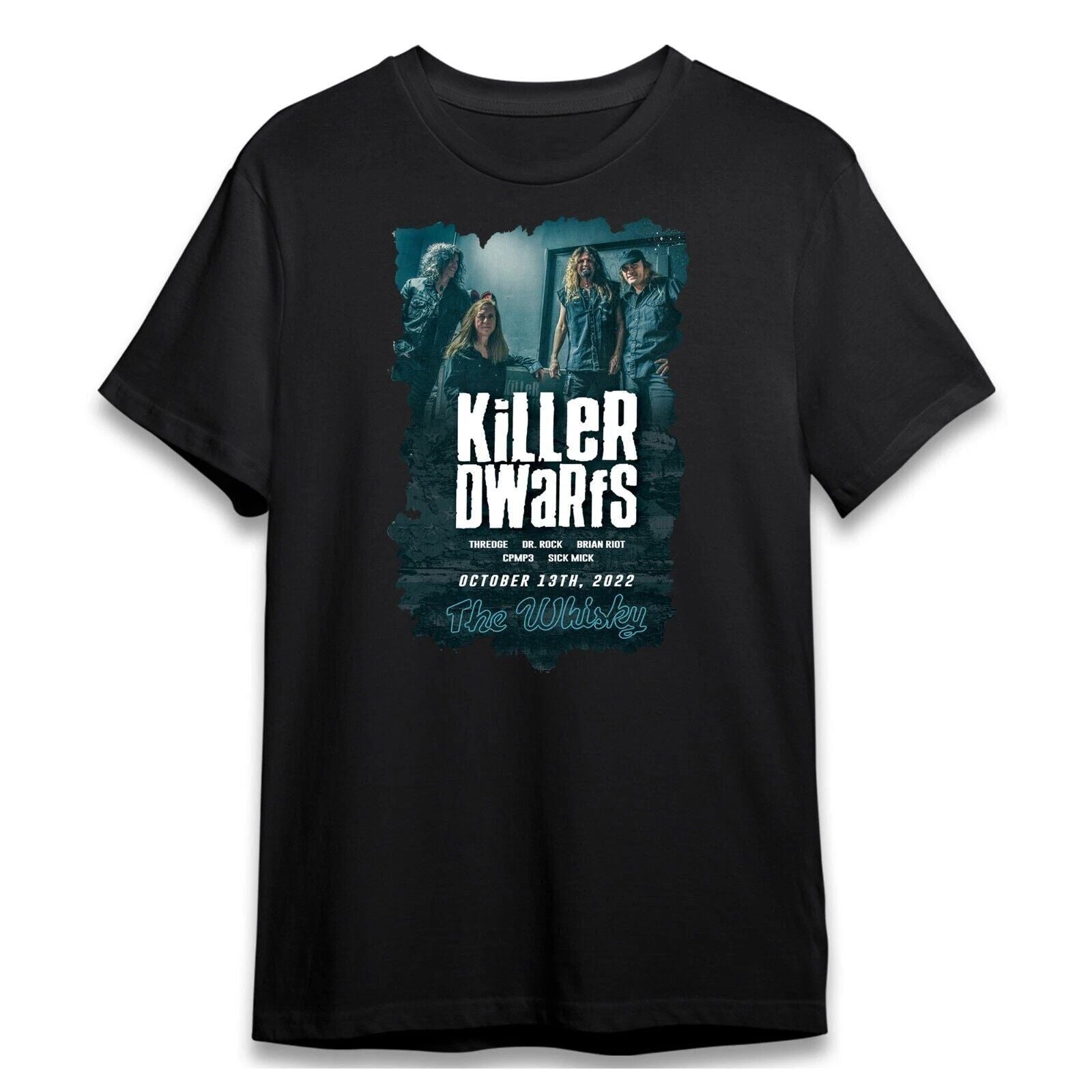 RARE Killer Dwarfs tour Dates T - Shirt Vintage Unisex Cotton Gift For Fan S-5XL Unisex T-shirt, Sweatshirt, Hoodie, Long Sleeve Tee - T-Shirt, Sweatshirt, Hoodie