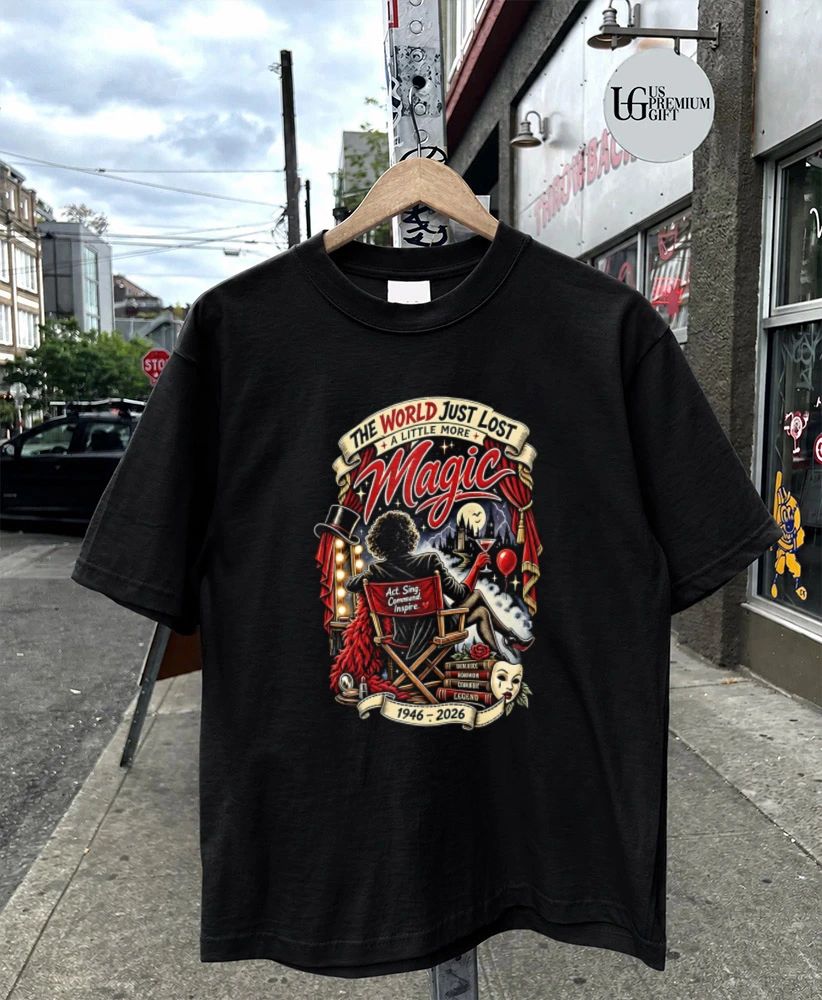 Tim Curry The World Just Lost A Little More Magic - Adult & Kids T-Shirts, Sweatshirts & Hoodies apparel design preview 4