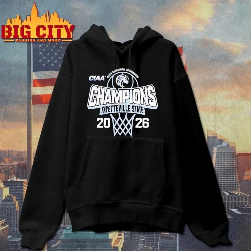 Fayetteville State Men's Basketball 2026 CIAA - Adult & Kids T-Shirts, Sweatshirts & Hoodies apparel design preview 2