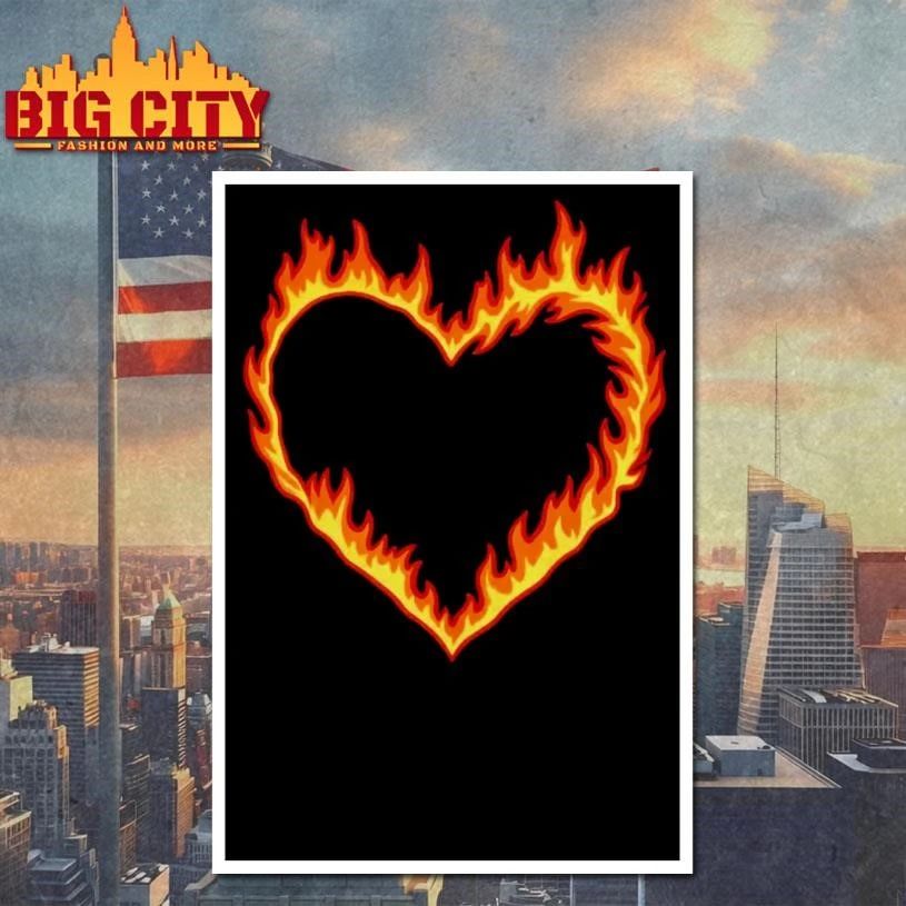 High Potential Morgan Croft Ring Of Fire Heart - Adult & Kids T-Shirts, Sweatshirts & Hoodies apparel design preview 4