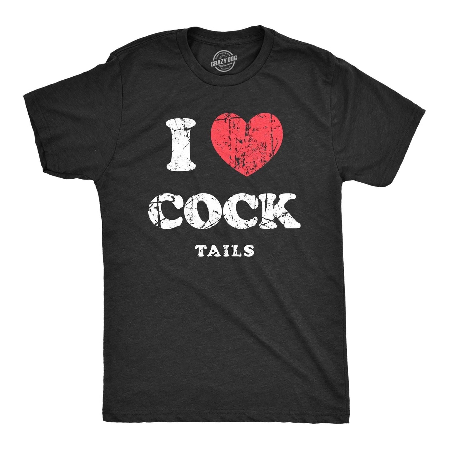 Mens I Heart  Tails T Shirt Funny Alcohol Drinking Lovers  Joke Tee for Unisex T-shirt, Sweatshirt, Hoodie, Long Sleeve Tee - T-Shirt, Sweatshirt, Hoodie