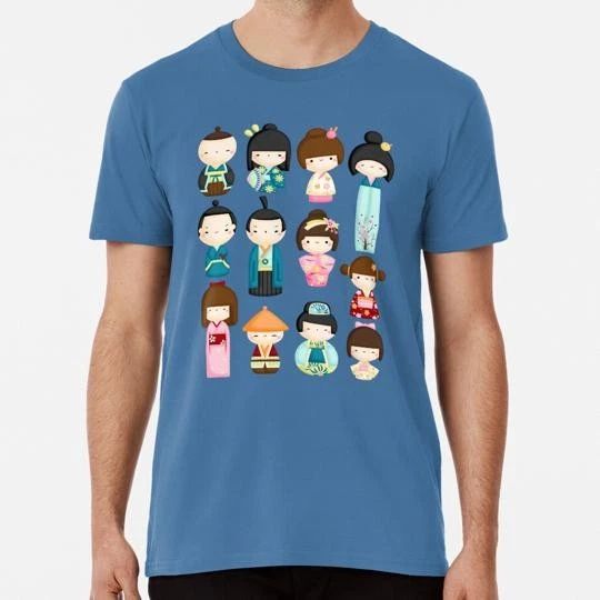 Kokeshi Cute Dolls Size S to 5XL Made in the USA T-Shirt Unisex T-shirt, Sweatshirt, Hoodie, Long Sleeve Tee - T-Shirt, Sweatshirt, Hoodie