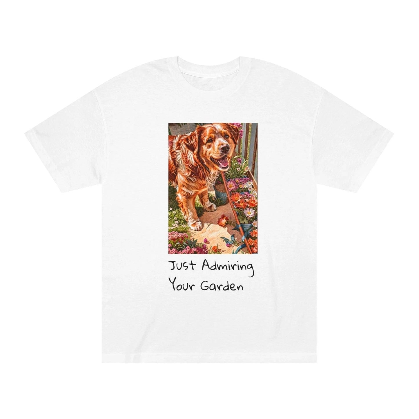 Dog Lover T-Shirt - Funny Dog Destroys Garden Unisex T-shirt, Sweatshirt, Hoodie, Long Sleeve Tee - T-Shirt, Sweatshirt, Hoodie