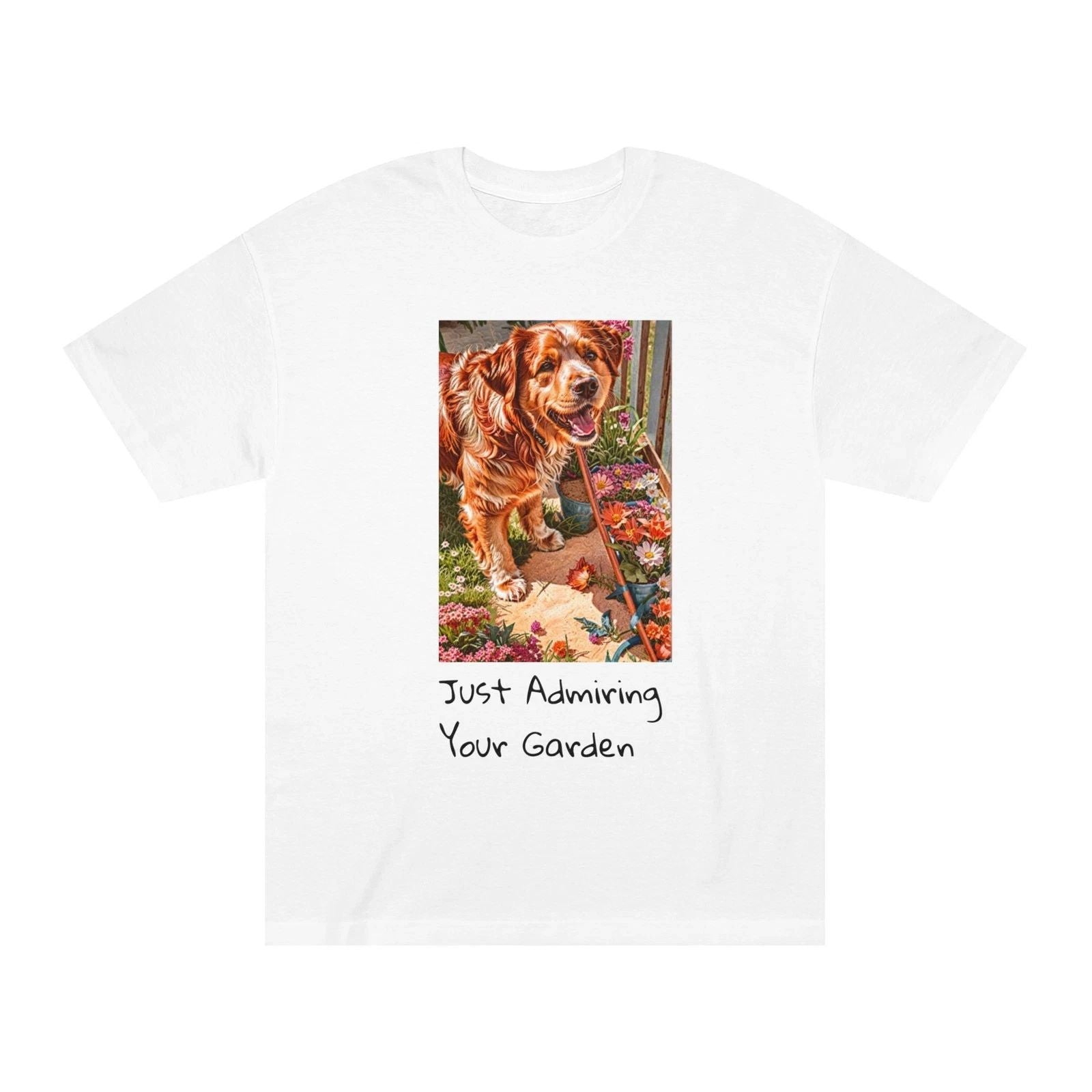 Dog Lover T-Shirt - Funny Dog Destroys Garden Unisex T-shirt, Sweatshirt, Hoodie, Long Sleeve Tee - T-Shirt, Sweatshirt, Hoodie
