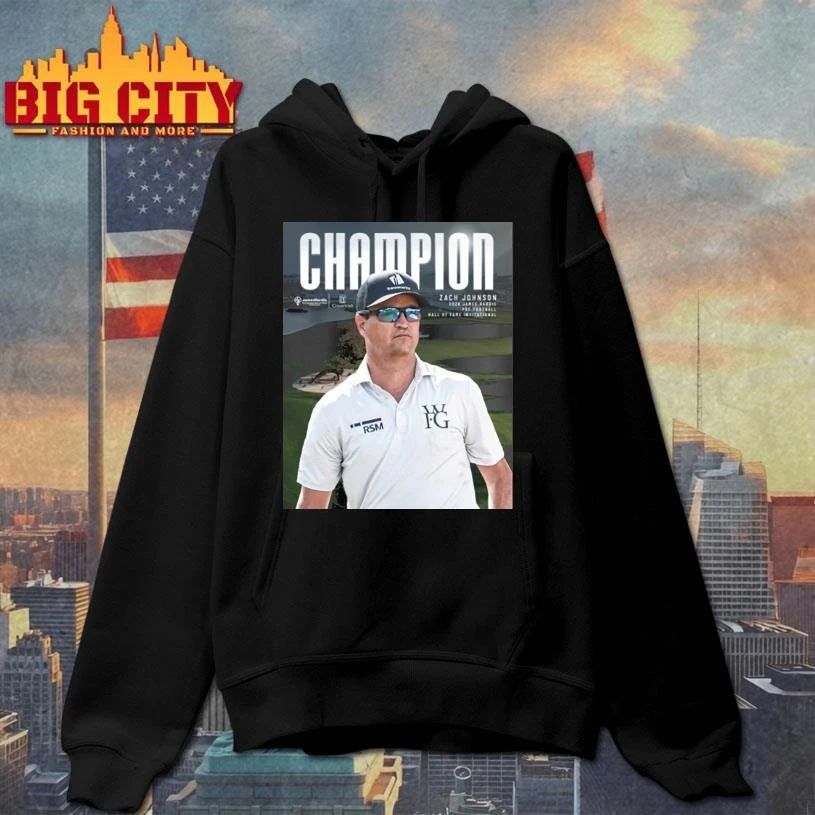 Zach Johnson James Hardie Pro Football Hall Of Fame - Adult & Kids T-Shirts, Sweatshirts & Hoodies apparel design preview 2