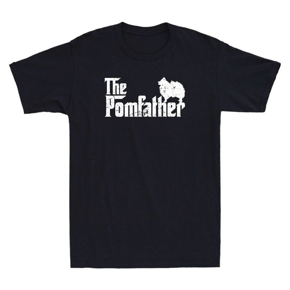 Pomeranian Father Dad The Pom Father Funny Dog Lovers Gift Vintage Men's T-Shirt Unisex T-shirt, Sweatshirt, Hoodie, Long Sleeve Tee - T-Shirt, Sweatshirt, Hoodie