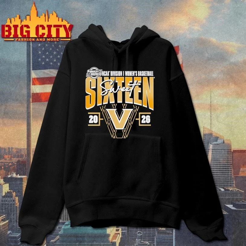 Vanderbilt Commodores Women's 2026 NCAA Basketball - Adult & Kids T-Shirts, Sweatshirts & Hoodies apparel design preview 2