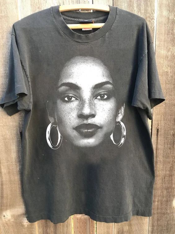 Vintage 90's Sade Adu Shirt, Sade Rap Hip Hop 90 Unisex Tshirt S-5XL KH9918 Unisex T-shirt, Sweatshirt, Hoodie, Long Sleeve Tee - T-Shirt, Sweatshirt, Hoodie