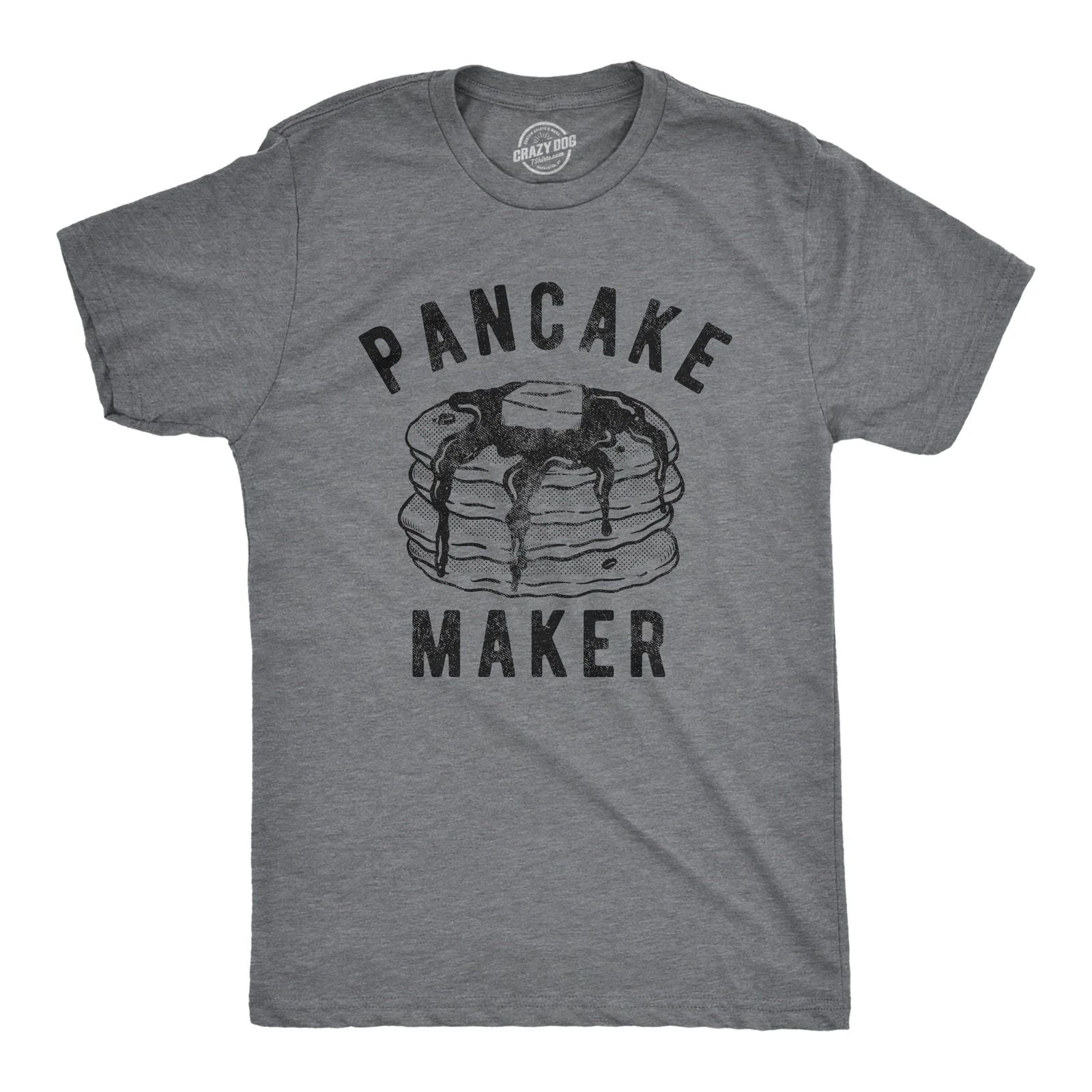 Mens Pancake Maker T Shirt Funny Breakfast Food Syrup Cute Morning Novelty Tee Unisex T-shirt, Sweatshirt, Hoodie, Long Sleeve Tee - T-Shirt, Sweatshirt, Hoodie