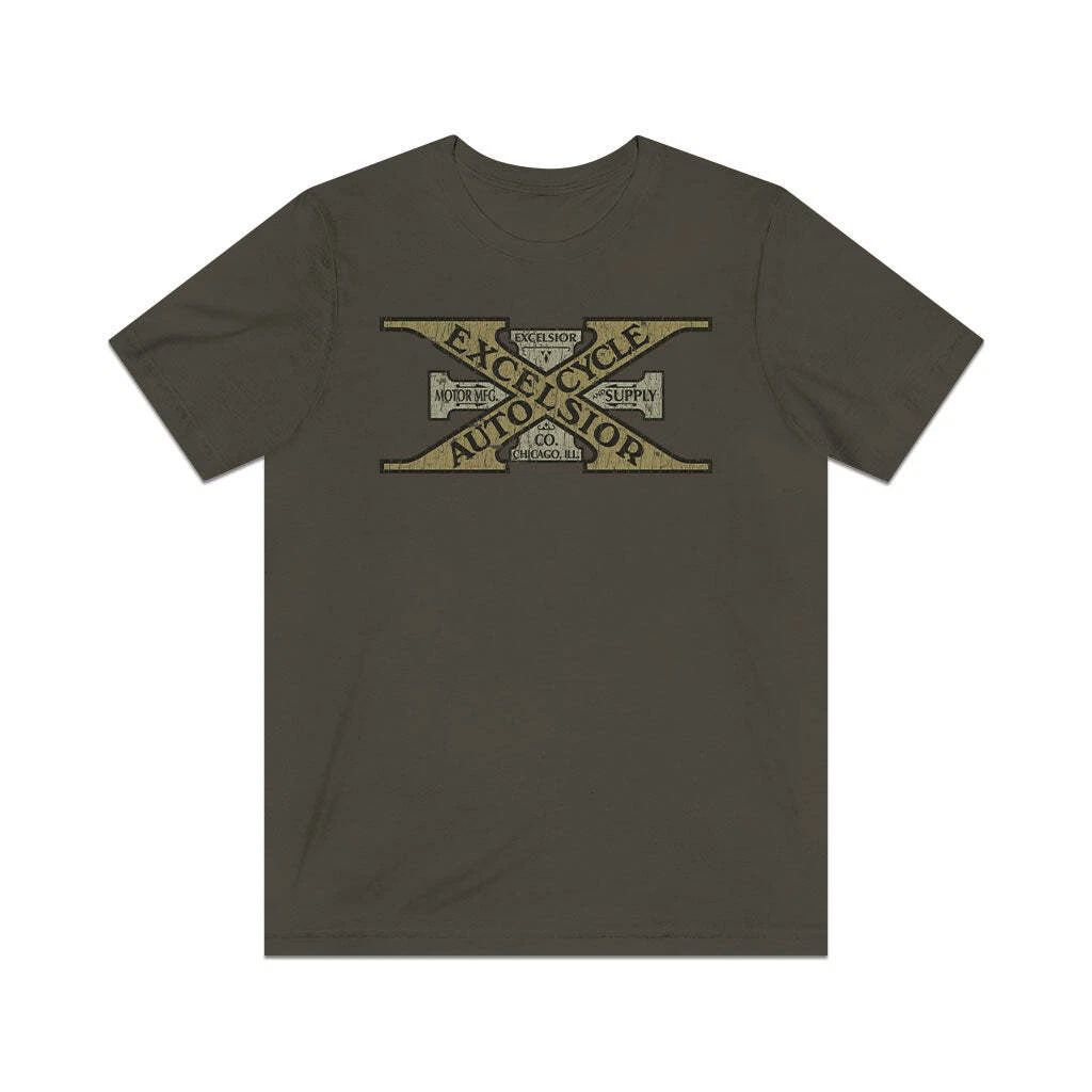 Excelsior Auto Cycle 1907 Vintage Men's T-Shirt Unisex T-shirt, Sweatshirt, Hoodie, Long Sleeve Tee - T-Shirt, Sweatshirt, Hoodie