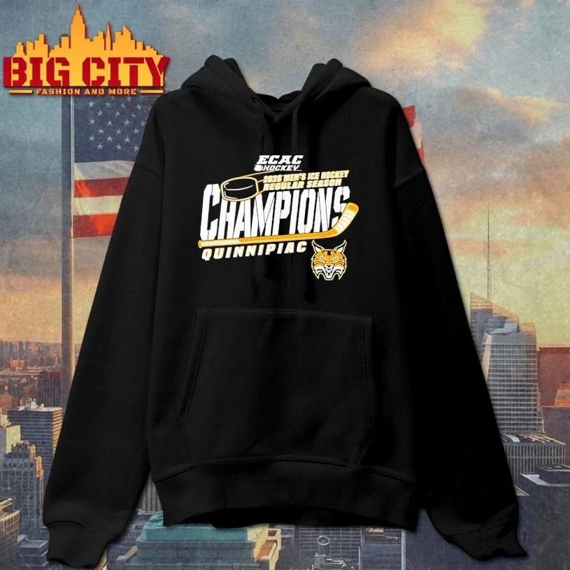 Quinnipiac Men's Ice Hockey 2026 ECAC Regular Season - Adult & Kids T-Shirts, Sweatshirts & Hoodies apparel design preview 2