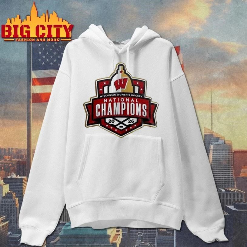 Wisconsin Badgers NCAA Ice Hockey 2026 National - Adult & Kids T-Shirts, Sweatshirts & Hoodies apparel design preview 2
