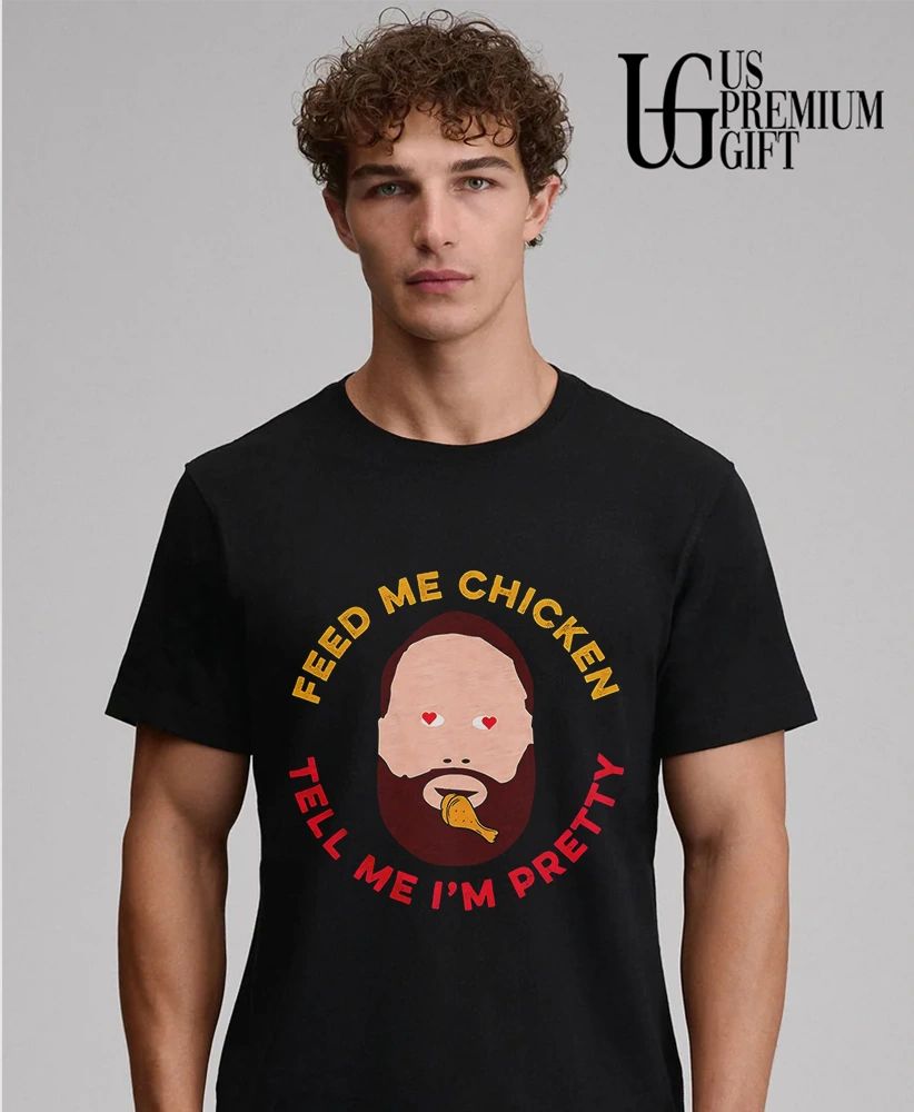 Feed Justin Mason Chicken Tell Him He's Pretty - Adult & Kids T-Shirts, Sweatshirts & Hoodies apparel design preview 3