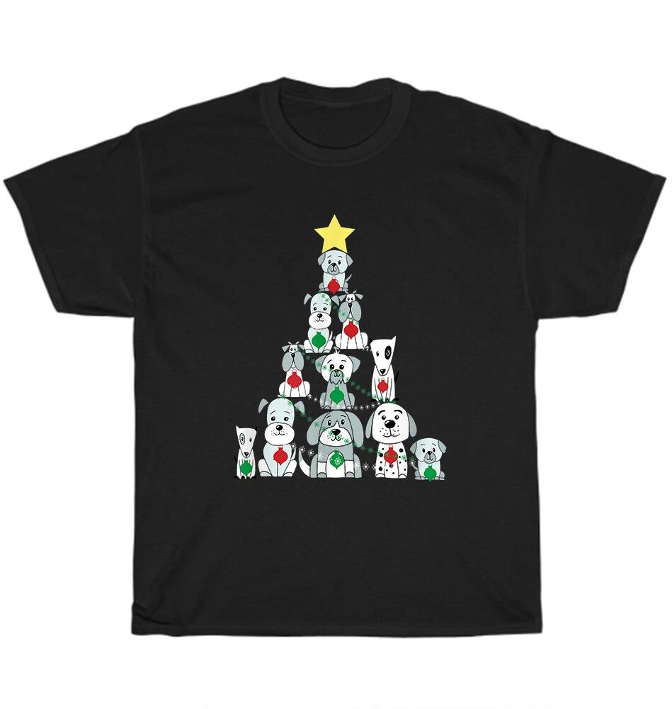 Dog Tree Christmas Pajama Light Xmas Pet Puppy Lover T-Shirt Unisex Tee Gift NEW Unisex T-shirt, Sweatshirt, Hoodie, Long Sleeve Tee - T-Shirt, Sweatshirt, Hoodie