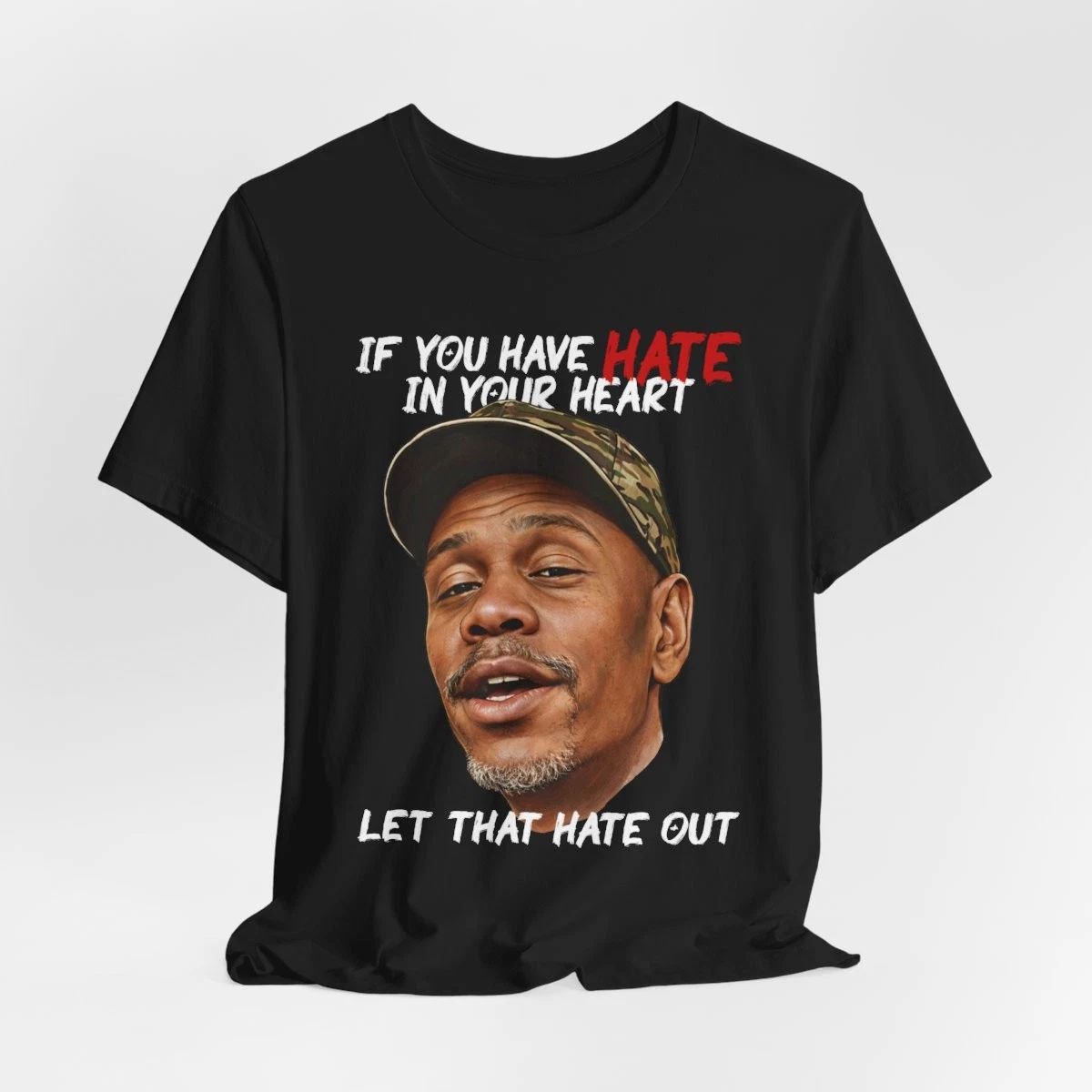 Clayton Bigsby Let That Hate Out Dave Chappelle Sarcastic Meme Funny T-Shirt Unisex T-shirt, Sweatshirt, Hoodie, Long Sleeve Tee - T-Shirt, Sweatshirt, Hoodie