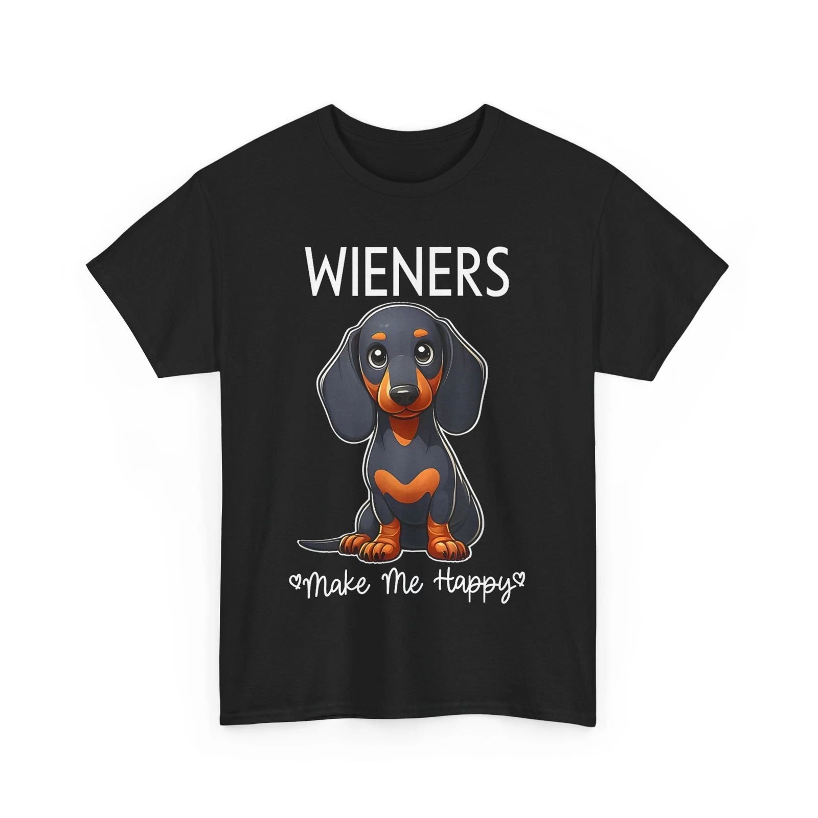 HOT Wiener Dog Shirt, Wieners Make Me Happy Dogs Lovers Women Men T-shirt Unisex T-shirt, Sweatshirt, Hoodie, Long Sleeve Tee - T-Shirt, Sweatshirt, Hoodie