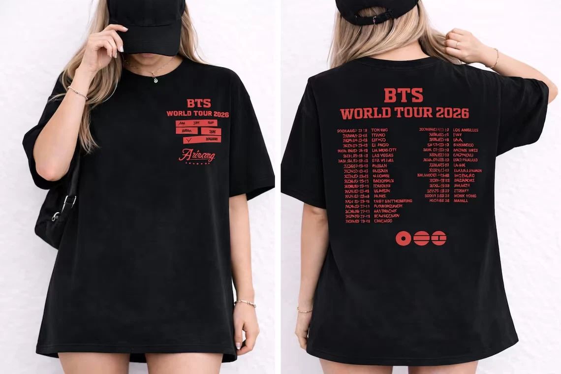 Global Kpop Tour Style Graphic T Shirt Vintage Washed Concert Fan Tee Gift Unisex T-shirt, Sweatshirt, Hoodie, Long Sleeve Tee - T-Shirt, Sweatshirt, Hoodie