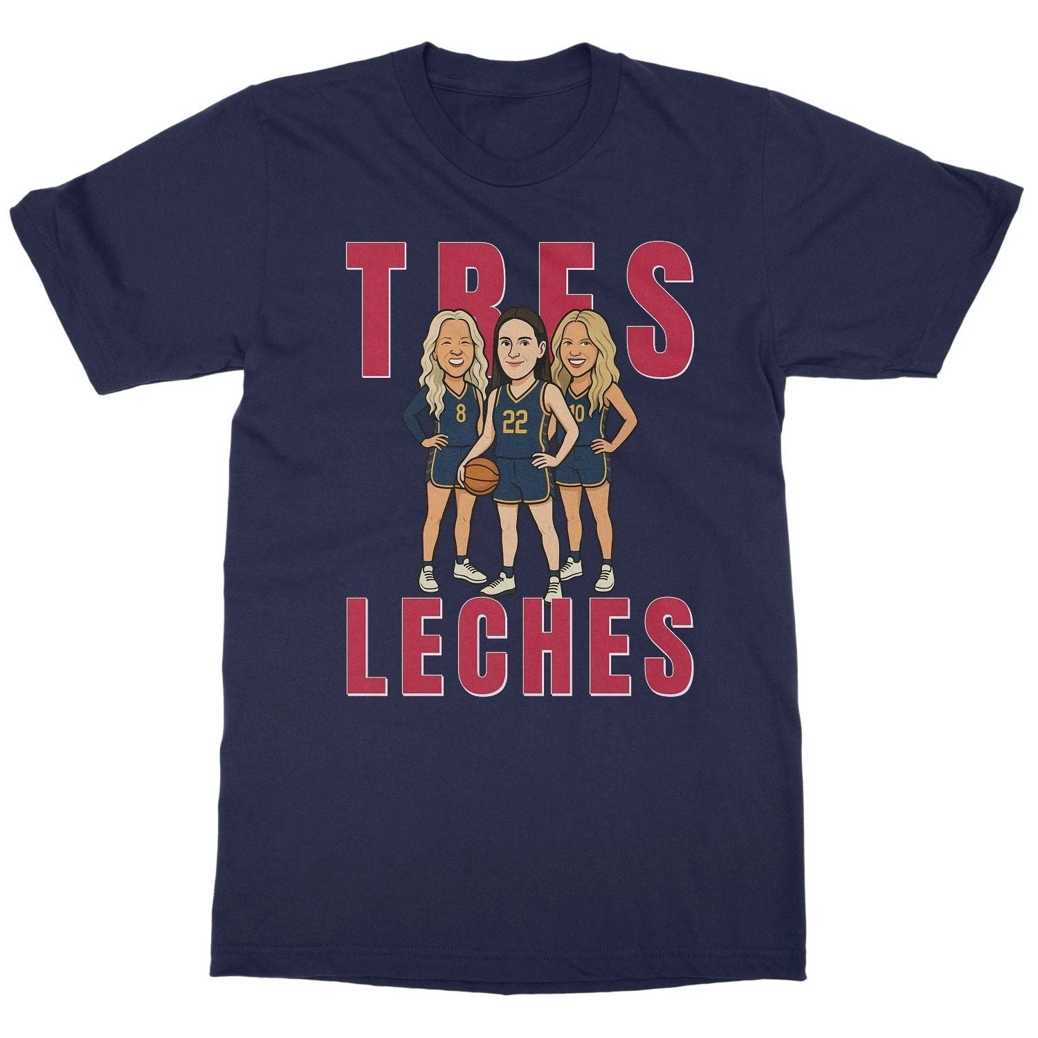Tres Leches Clark Sophie Lexie Tribute - Indiana Fans Unisex T-Shirt Unisex T-shirt, Sweatshirt, Hoodie, Long Sleeve Tee - T-Shirt, Sweatshirt, Hoodie