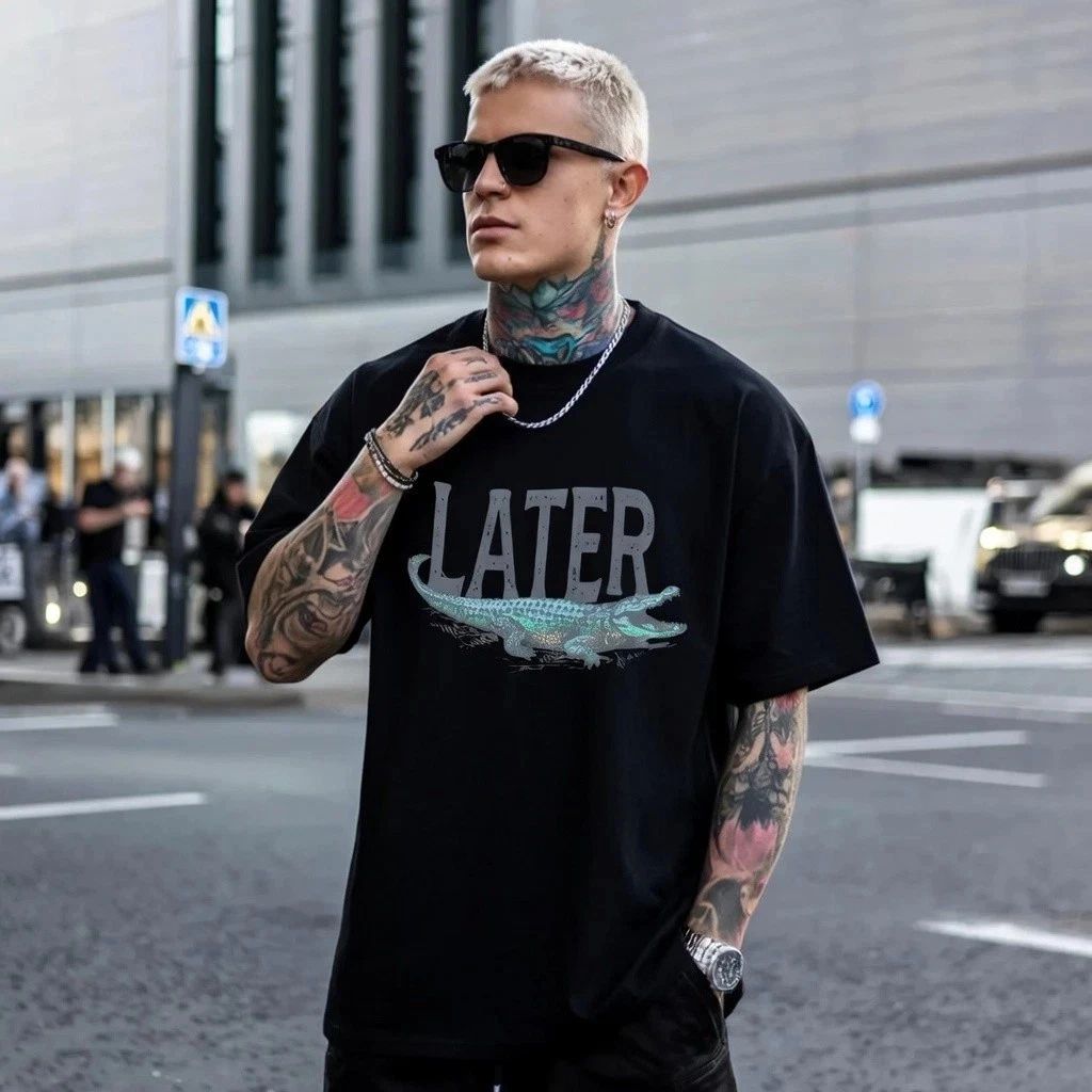 Later Gator Vintage Graphic T Shirt 90s Y2K Alligator Retro Cute Gift Tee Unisex T-shirt, Sweatshirt, Hoodie, Long Sleeve Tee - T-Shirt, Sweatshirt, Hoodie